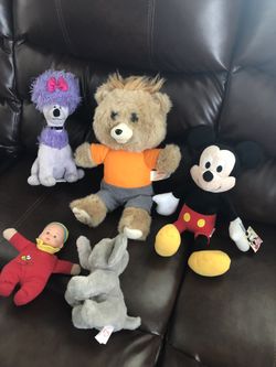 soft toys, all for $ 5