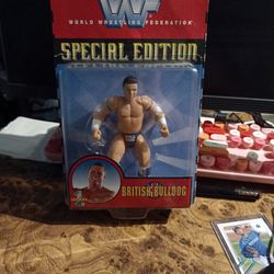 WWF British Bulldog Special Edition Figure From 1997 Still Sealed 