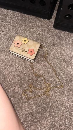 Coach Wallet with chain