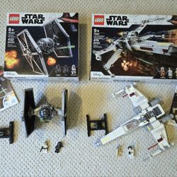 Lego 75300 And 75301 Star Wars TIE Fighter And X-Wing 