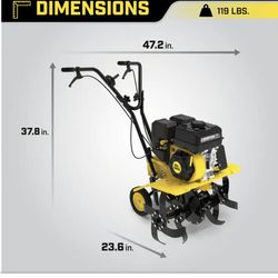 Champion Power Equipment 22 in. 212cc 4-Stroke Gas Garden Front Tine Tiller with Forward and Reverse