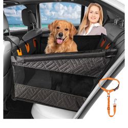 Back Seat Cover And Extended Leash 