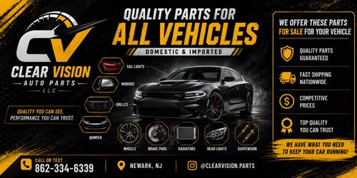 AUTO PARTS FOR SALE – DOMESTIC & IMPORTED