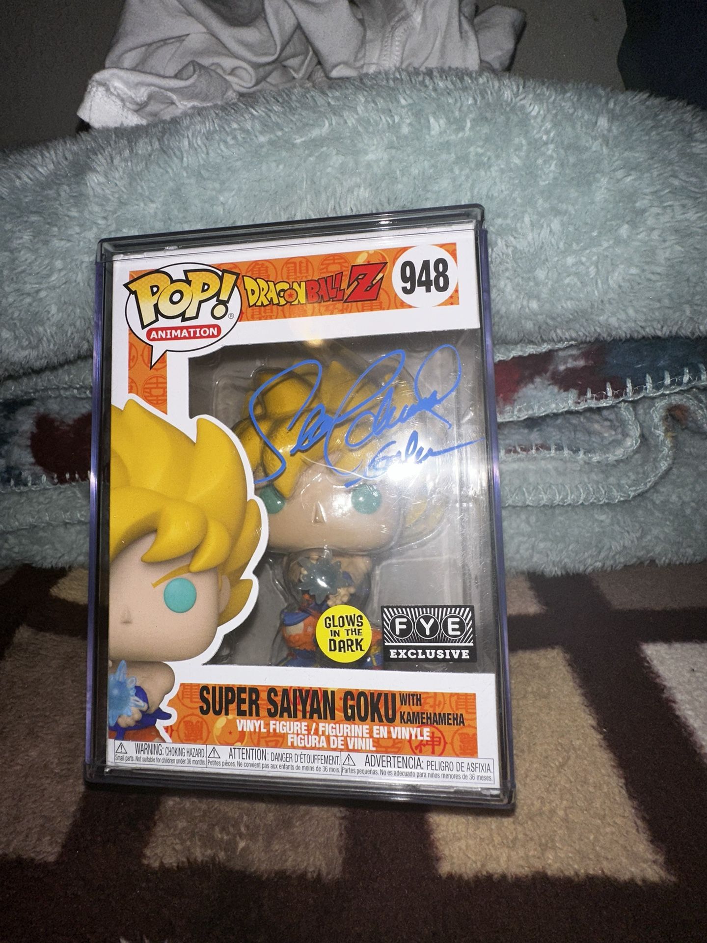 Super Saiyin Goku; With Kamehameha #948 Pop Autograph