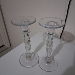 Glass Candle Holders
