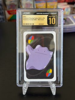 Ditto Pokémon UNO Wild Card CGC Pristine 10