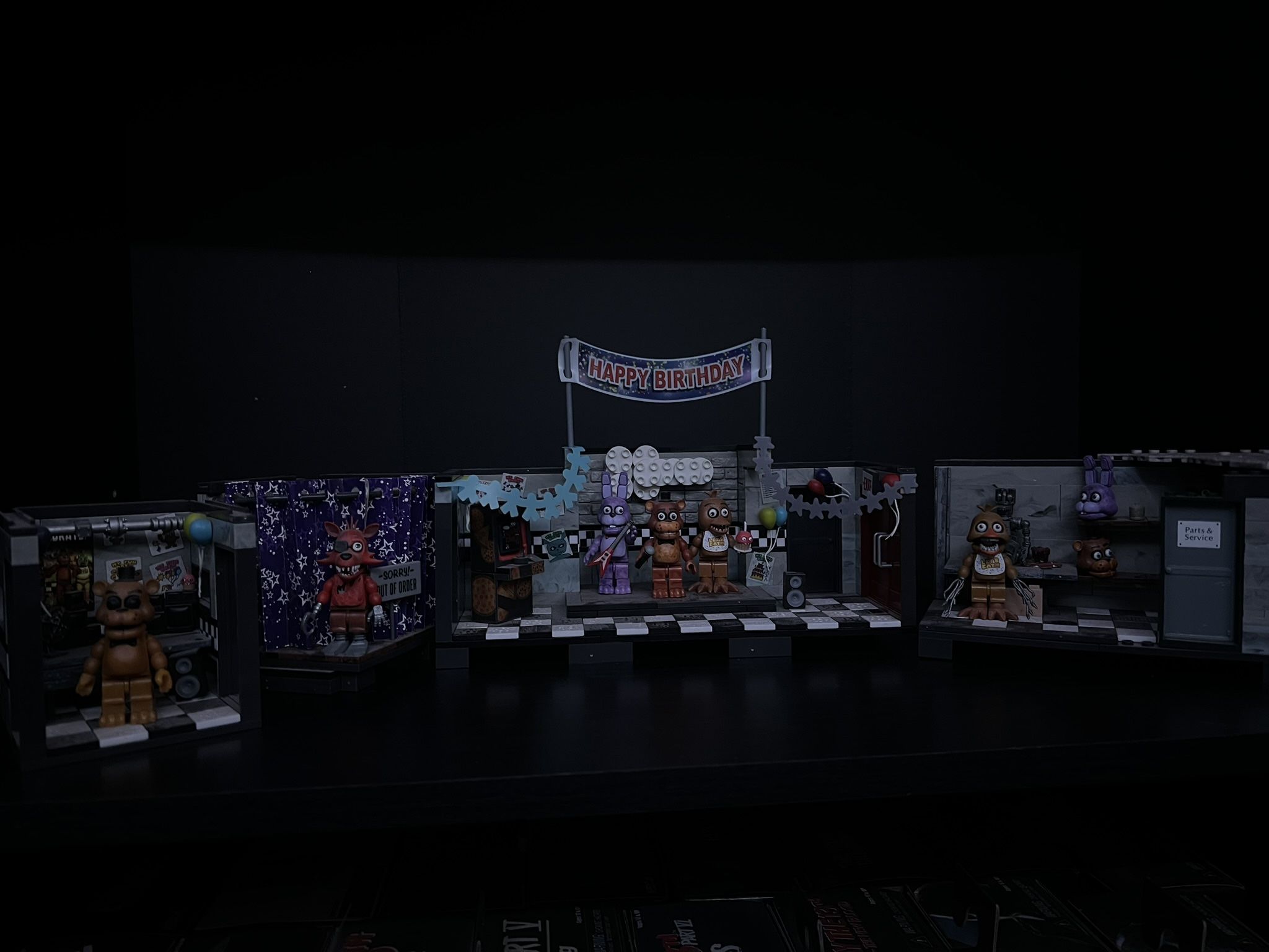 RARE LOT of Five Nights At Freddys McFarlane Building Sets