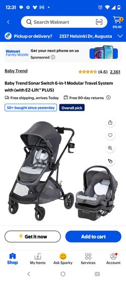 Carseat/Stroller combo