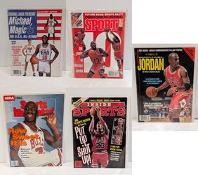Vintage Michael Jordan Magazine Lot Sports Illustrated Inside Sport USA Cards