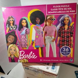 Great Deal New Barbie Floor Puzzle. 