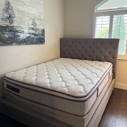 Queen Bed & NEW Mattress! GREAT DEAL!