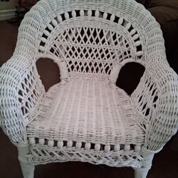 Wicker Plant Stand or Kids Chair