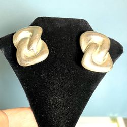 Old Pawn Taxco Sterling Earrings 