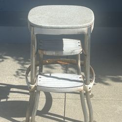 The Stepstool Wives; Horrifyingly Cool Vintage 1950s Cosco Stepstool Without Back: 