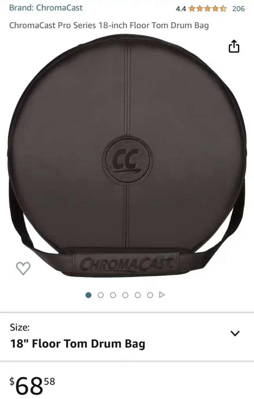 ChromaCast Pro Series 18” Floor Drum Bag