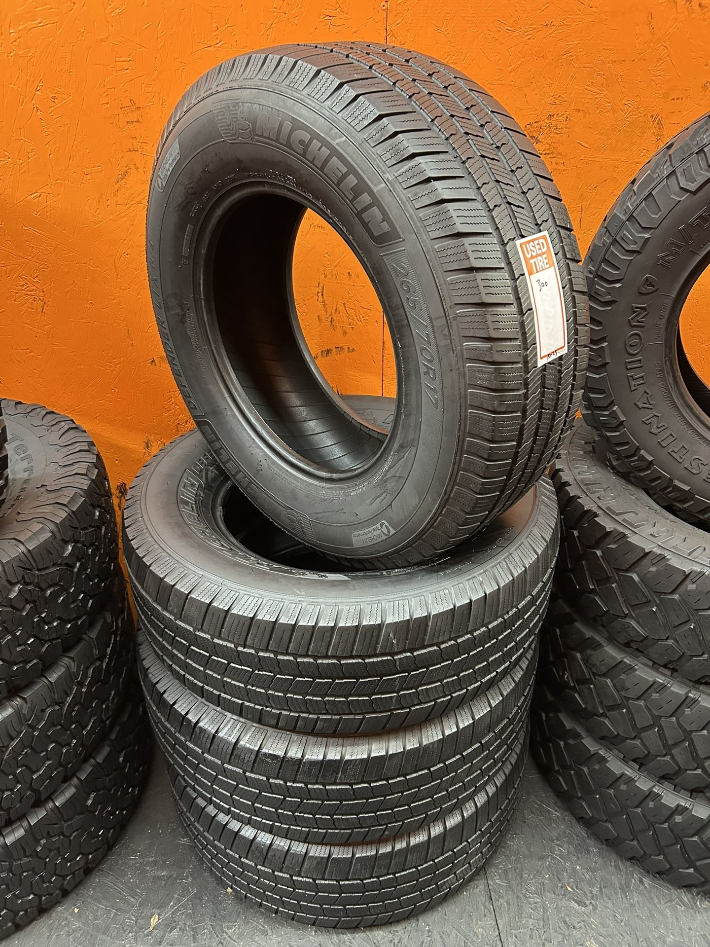 265/70R17 Michelin Defender LTX Full Tire Set