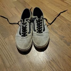 10.5 Men's Grey Van's 