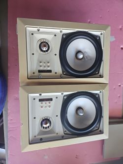 SPEAKERCRAFT 6" MT FOUR PAIR IMAGE TECH IN-WALL SPEAKER Tested Working W/