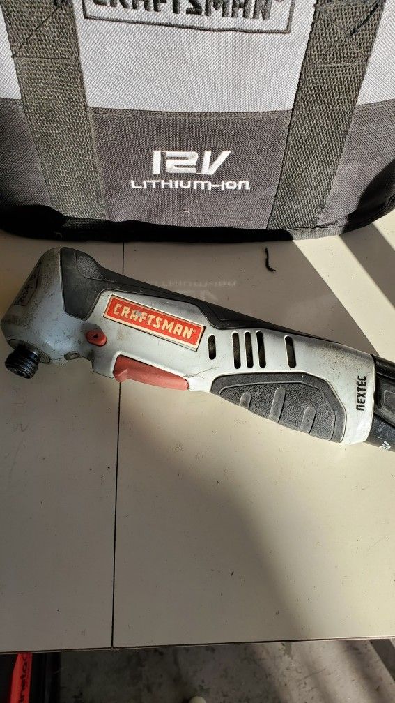 Craftsman Nextec 12V Right Angle Impact Driver & 12V 3/8 Drill Driver