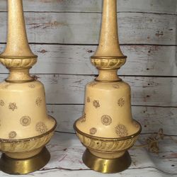 Set Of Vintage F.A.I.P. Mid Century Lamps