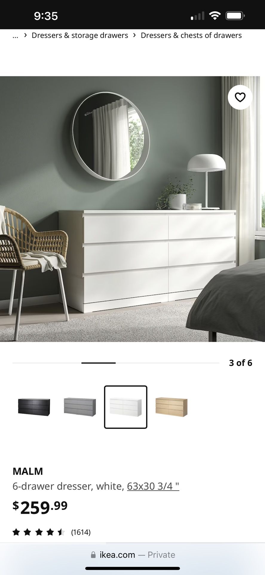 White Ikea Dresser for Sale in Las Vegas, NV OfferUp