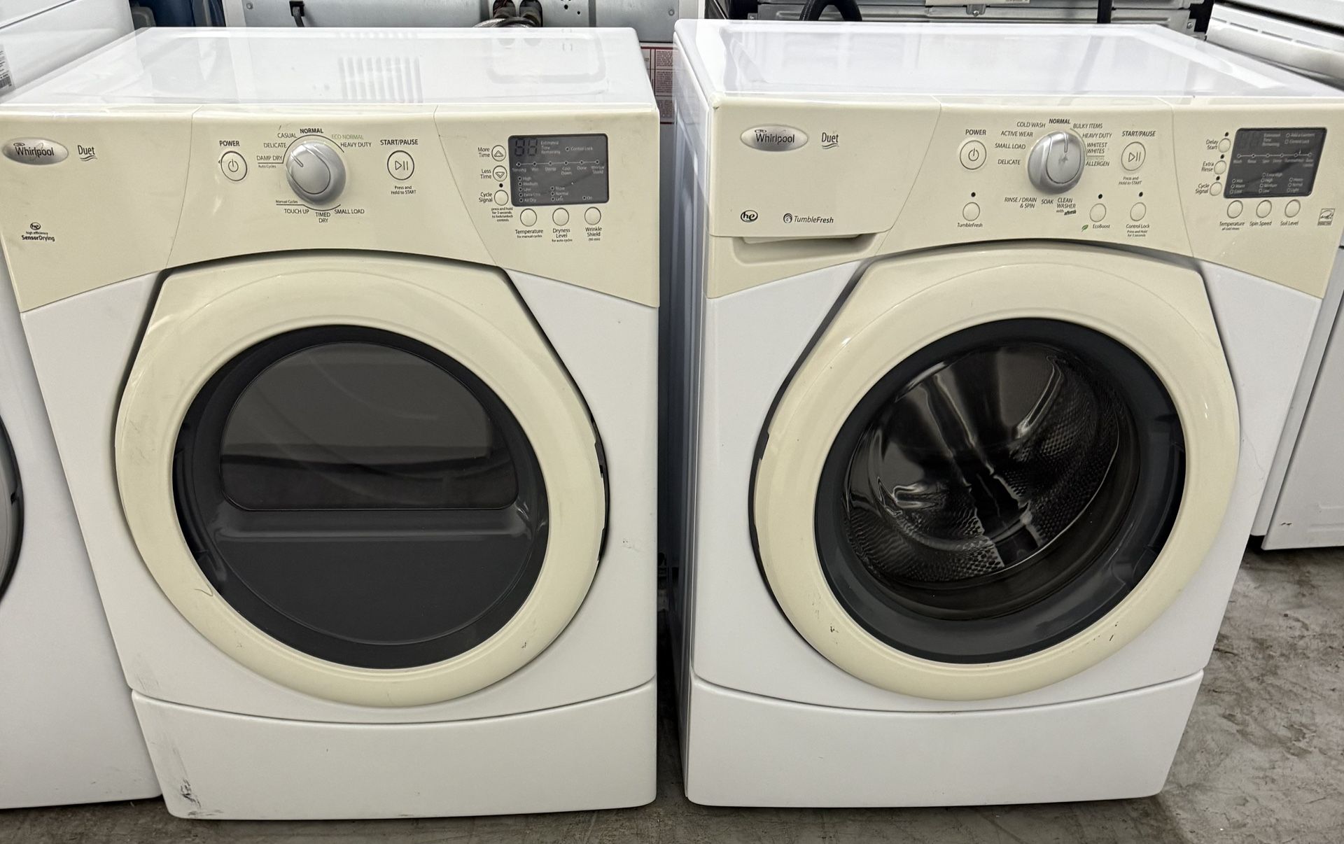 Front Load Washer and Dryer Set