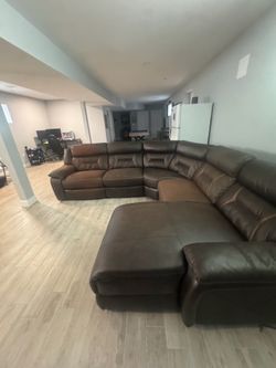 Power recliner sectional