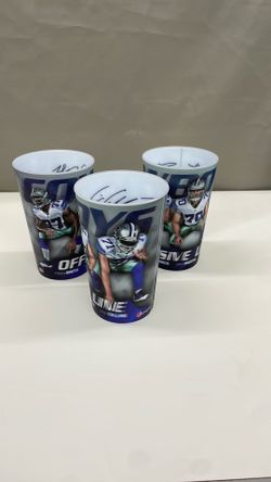 3 Dallas Cowboy Cups. Item No 650 (Shopgoodwill)