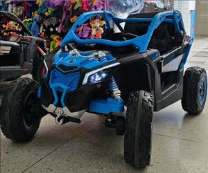Canam Maverick X3 RS, ride-on, 4x4, leather seats, Bluetooth, mp4, screen for videos, remote Control, double 24v battery, EVA tires similar to rubber,