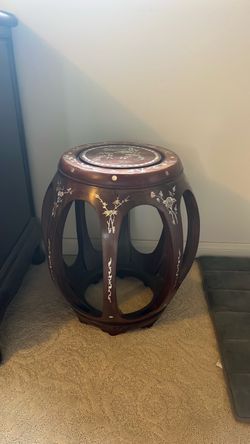 Rosewood stool or table.