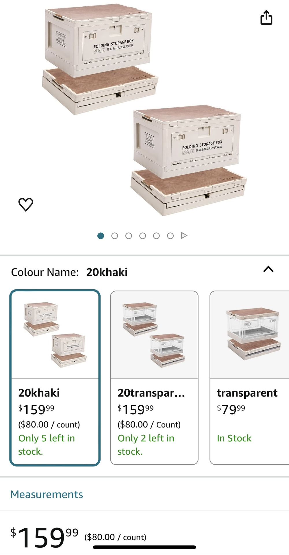 folding storage box with Wooden cover,for camping,car storage, home sorting