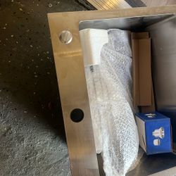 Bathenum 21.7X17.5 Drop In kitchen Stainless Steel SinkBS 405S  Single Bowl