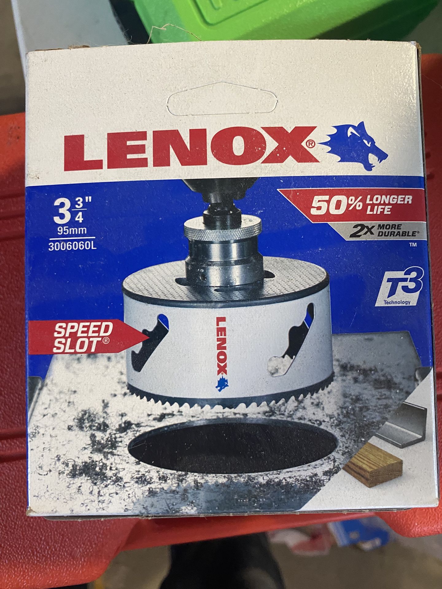 Lenox 3 3/4 Inch Hole Saw X 3