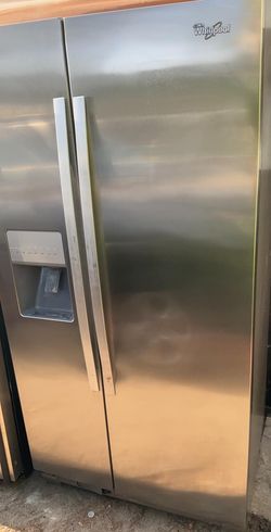 Whirlpool Side By Side Stainless Steel Refrigerator
