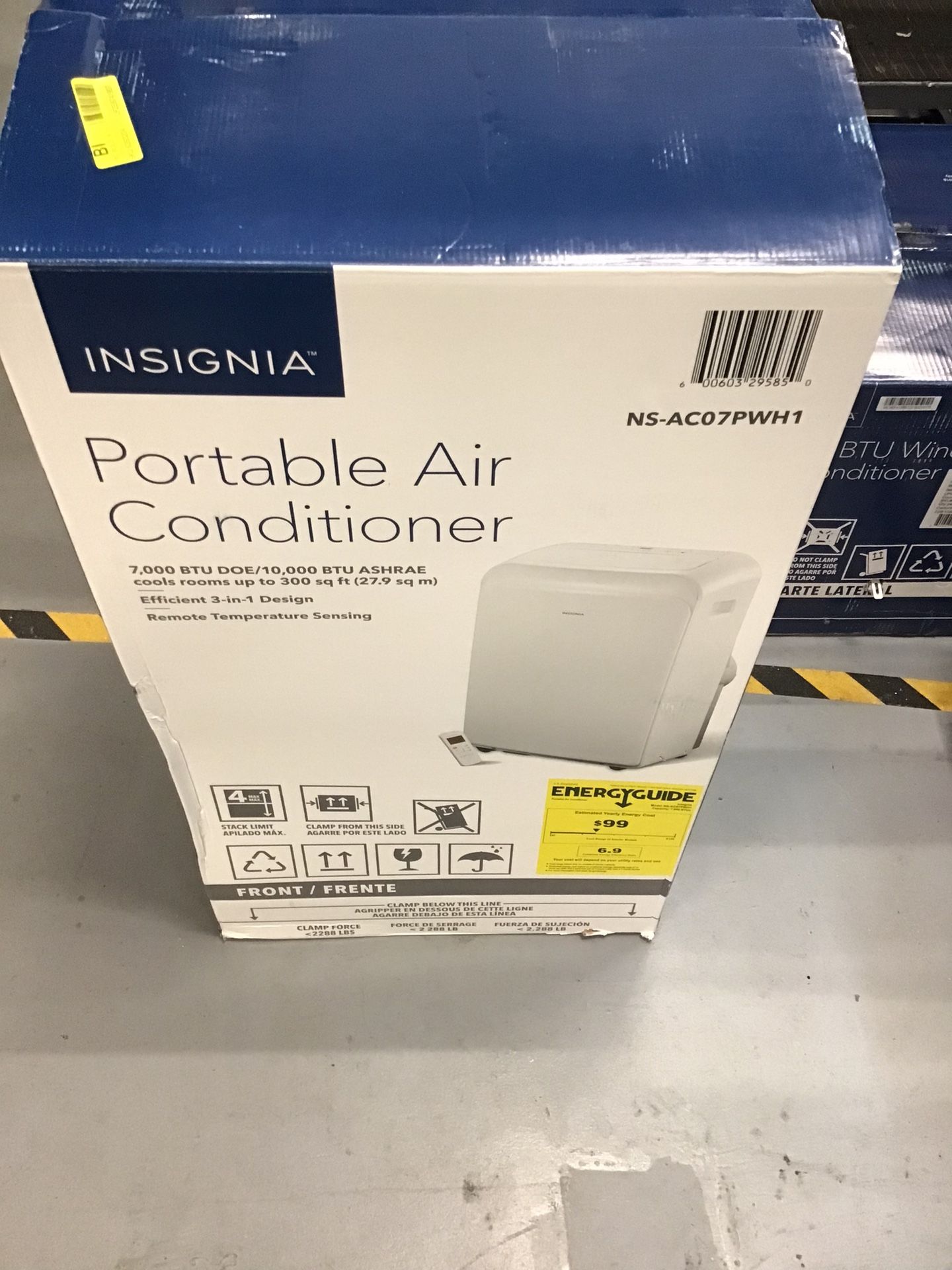 Insigniaâ„¢ - 300 Sq. Ft. Portable Air Conditioner - White