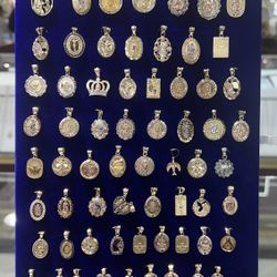 14K VIRGEN MARY PENDANTS