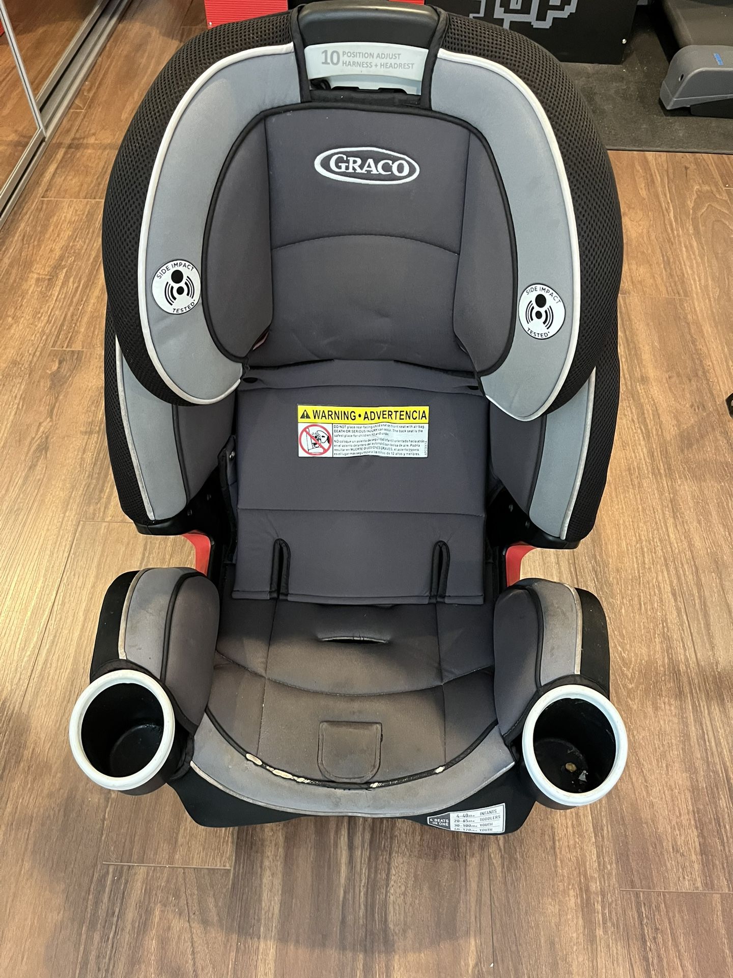 Graco 4ever Adjustable Car Seat and Booster