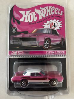 Hot Wheels RLC Red Line Club Exclusive Pink Cadillac Custom Eldorado