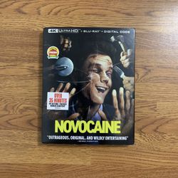 Novocaine 4K UHD Blu-ray Combo Pack (4K UHD Blu-ray + Blu-ray)