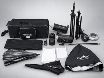 Godox SK400II-V Studio Flash Monolight (2-light Kit)