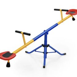 360°Rotation Kids Seesaw Swivel Teeter Totter Playground Equipment