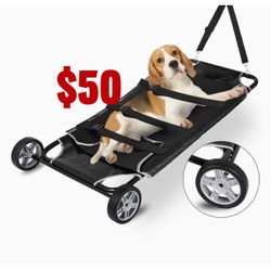 Animal Stretcher, Pet Stretcher 48x26 Inch Pet Trolley with Wheels. $50.00 FIRM!!
