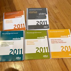 APICS CSCP Certified Supply Chain Professional Learning System (2011) – Study Materials