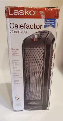 Lasko 16" 1500W 2-Speed Electric Oscillating Ceramic Tower Space Heater