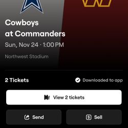 Washington Commanders Vs Dallas Cowboys 