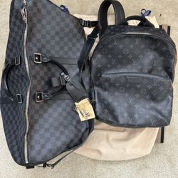 Louis Vuitton Duffle And backpack Combo - Authentic 