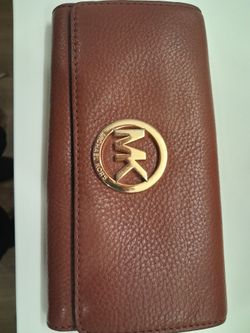 Michael Kors Brown Leather Wallet