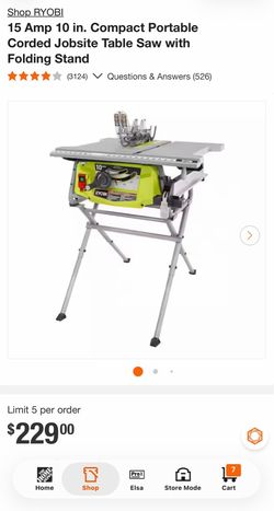 RYOBI Table Saw