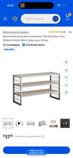 Mini shoe rack