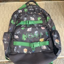 Pottery Barn Kids (Minecraft) XL Backpack & Lunch Bag 